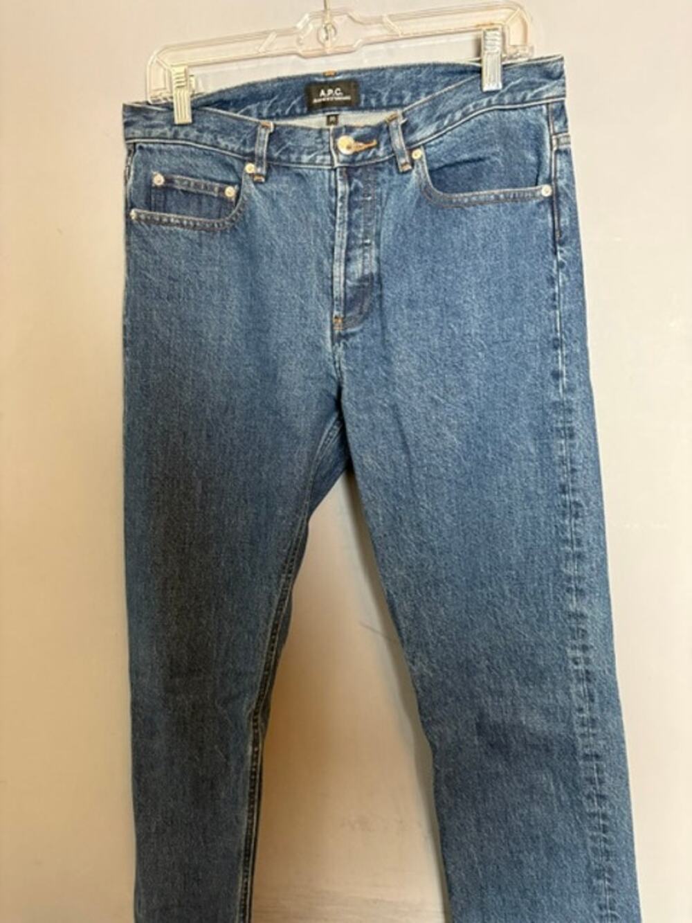 A.P.C. Mens New Standard Indigo Straight Leg Jeans Size 30